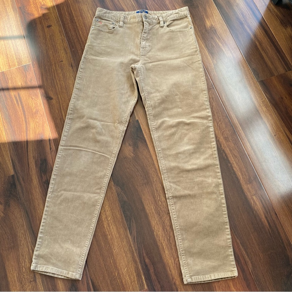 Polo Ralph Lauren Straight Corduroy Pants Tan Boys Size 20